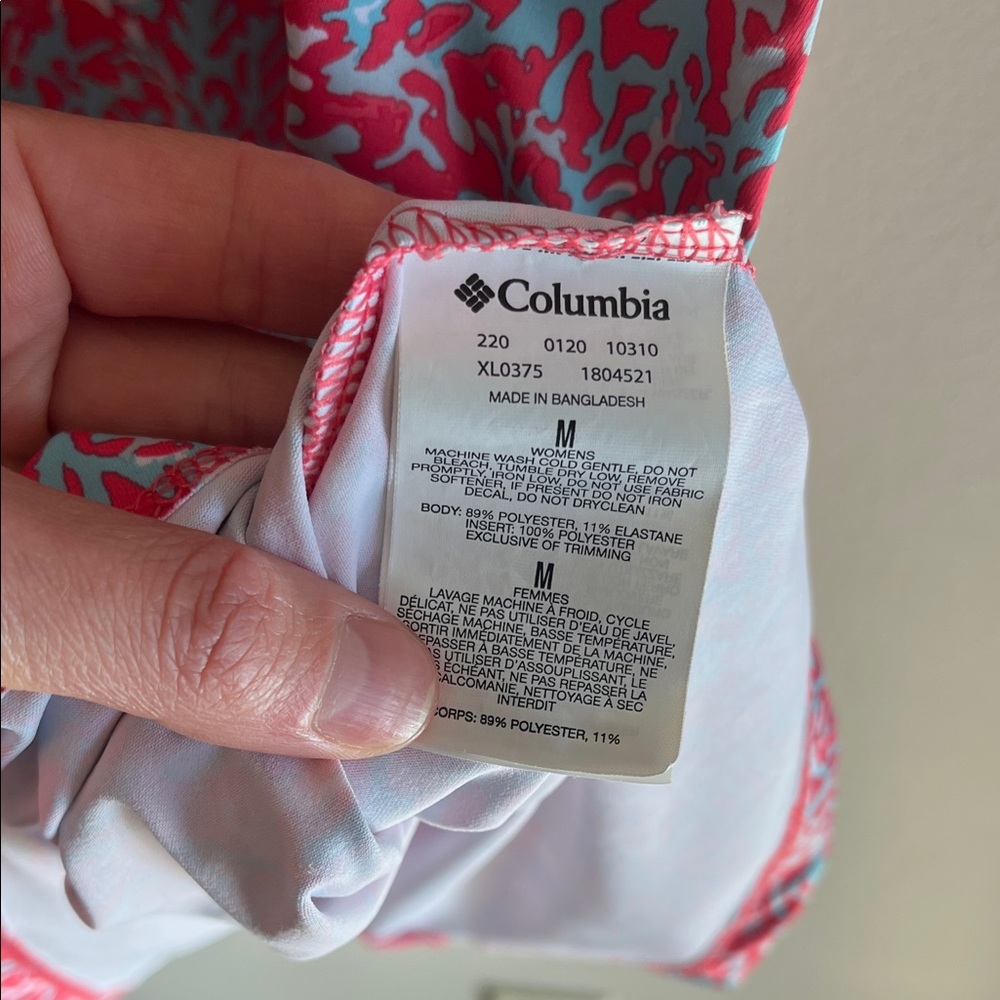 Columbia Pink and Blue Coral Activewear PFG dress - Picture 4 of 6